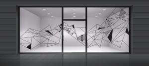 vitrophanie dans les bureaux professionnels